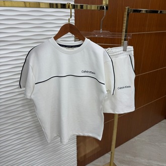 Calvin Klein Lastikli Beyaz Yazlık Takım