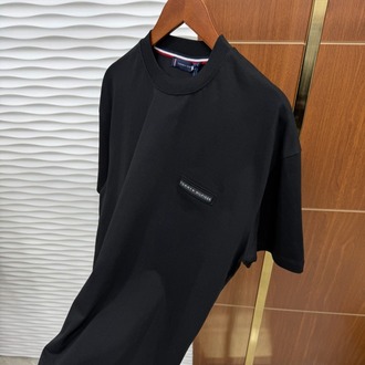 Tommy Küçük Baskı İthal Siyah Tişört