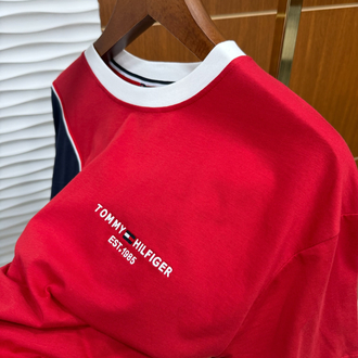 Tommy Parçalı İthal Tişört