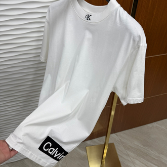 Calvin Klein Bel Baskılı İthal Beyaz Tişört
