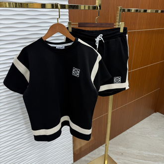 Loewe Hasır Yazlık Siyah Takım
