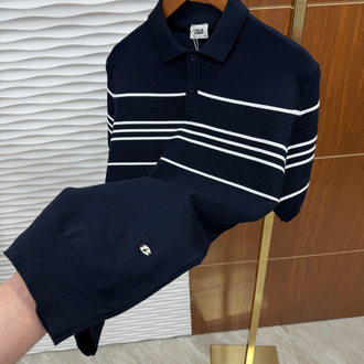 Beymen Club Çizgili Lacivert İthal Triko