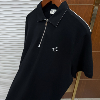 Beymen Club Yaka Detaylı İthal Siyah Polo Yaka
