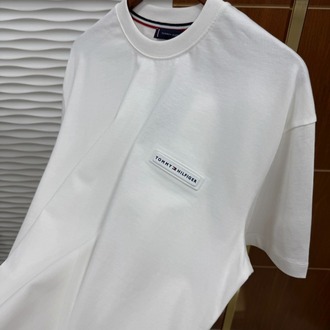 Tommy Küçük Baskı İthal Beyaz Tişört