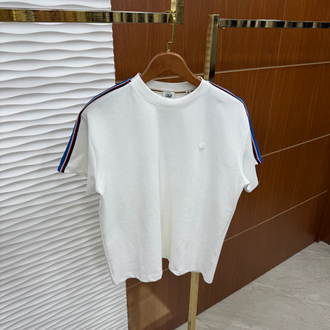 Beymen Club Mavi Şerit Beyaz İthal Tişört