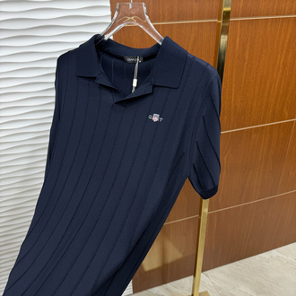 Gant Düz Çizgili İthal Triko Polo Yaka