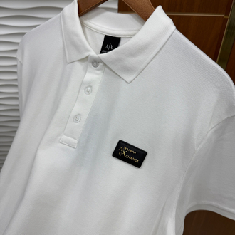 Armani Exchange Beyaz Polo Yaka