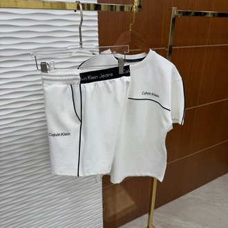 Calvin Klein Lastikli Beyaz Yazlık Takım