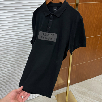 Armani Exchange Göğüs Baskılı Siyah Tişört