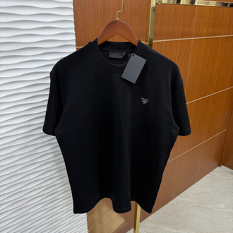 Prada Küçük Logo İthal Siyah Tişört