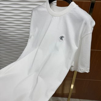 Calvin Klein Bel Baskılı 2 İthal Beyaz Tişört