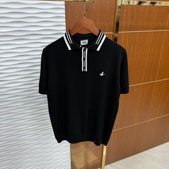 Beymen Club Yaka Çizgili Siyah İthal Triko