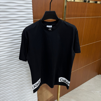 Calvin Klein Bel Baskılı Siyah İthal Tişört