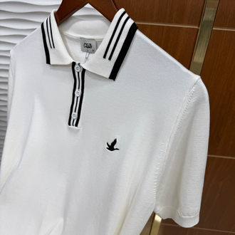Beymen Club Yaka Çizgili Beyaz İthal Tişört