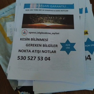 AÇIK ÖĞRETİM LİSE 4 DERS