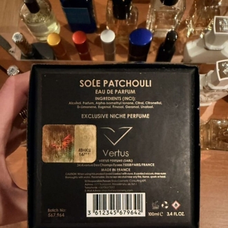 vertus sole patchouli edp 10 ml 