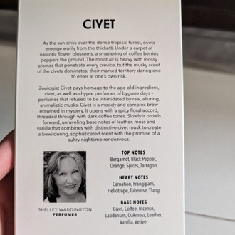 zoologist civet extrait de parfum 10 ml 