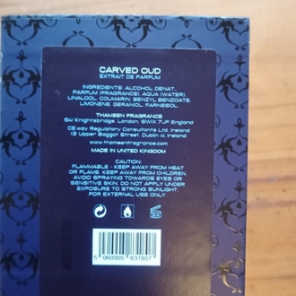thameen carved oud extrait de parfum 10 ml 