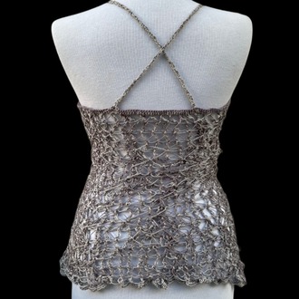 distressed strap top (S-M)