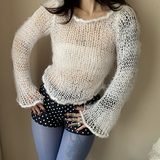 spring sweater & leg warmers set (S-M)