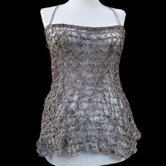 distressed strap top (S-M)