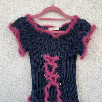 lace-up babe top (S-M)