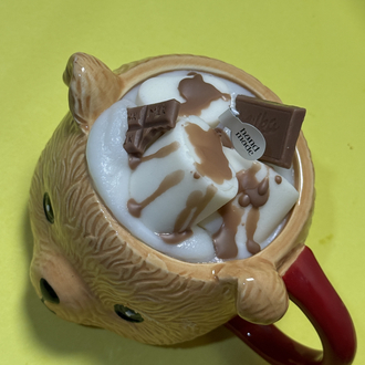 Hot Chocalate Köpekli Kupa Mum