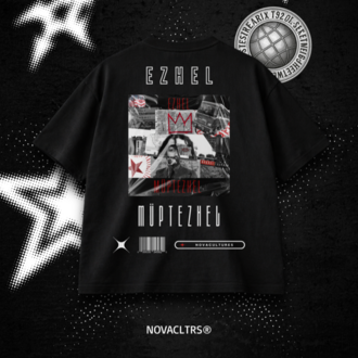 "MÜPTEZHEL" Albüm Temalı Oversize T-shirt