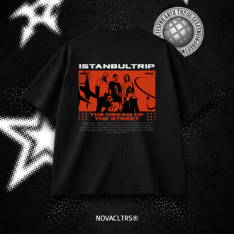 "İSTANBUL TRİP" Tasarımlı Oversize T-shirt