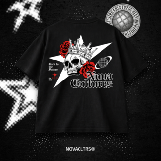 "ROSE AND THORN" Oversize T-shirt
