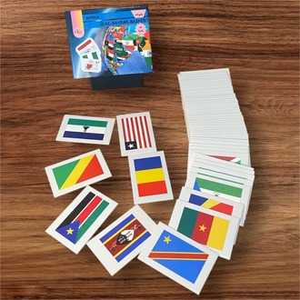 Afrika Ülkeleri-Harita-Bayrak-Başkent Kartları