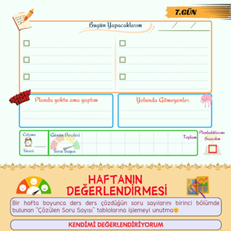Hedef Üniversite Sayısal Öğrencileri için Planlama Defteri-Benim Hikayem