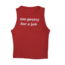 "TOO PRETTY FOR A JOB" CROP TOP