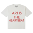 "ART IS THE HEARTBEAT" Unisex Oversize T-shirt 