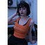 ORANGE CROP TOP 
