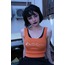 ORANGE CROP TOP 