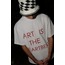 "ART IS THE HEARTBEAT" Unisex Oversize T-shirt 