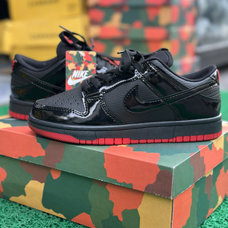 Nike dunk sb rugan kırmızı stoklarda