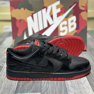NİKE DUNK LOW RED BLACK RUGAN SNEAKER