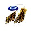 leopar sallantılı kupe