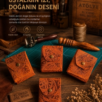 Deri Kartlık Cüzdan