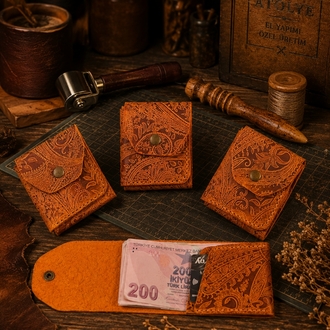 Deri Kartlık Cüzdan