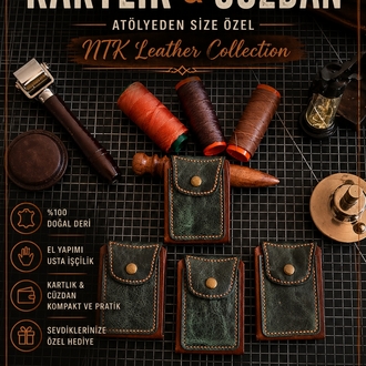 Deri Kartlık Cüzdan