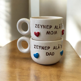 Mom & Dad Küçük Kahve Fincanı Takım