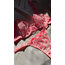 Pembe çiçek detaylı bra set takım