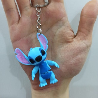 Sevimli Stitch (Eklemli) Anahtarlık