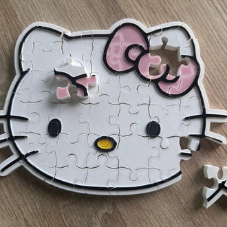 Hello Kitty 3D Yapboz – 40 Parça