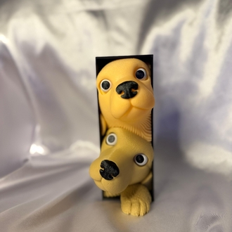 Duvar Efektli Köpek Figürü