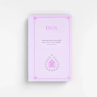 Dua (Evrâd-ı Şerîfe) Orta Boy Arapça+Türkçe - Lila