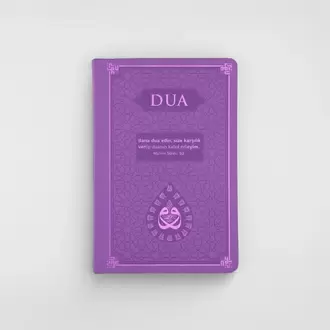 DUA (Evrâd-ı Şerîfe) Büyük Boy Arapça+Türkçe - TERMO KAPAK - LİLA